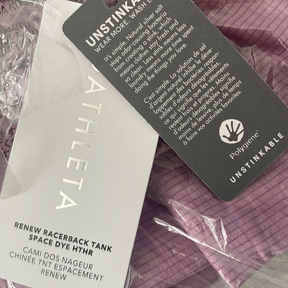 Athleta Racerback undtinkable tank. Size SP - Picture 4 of 4